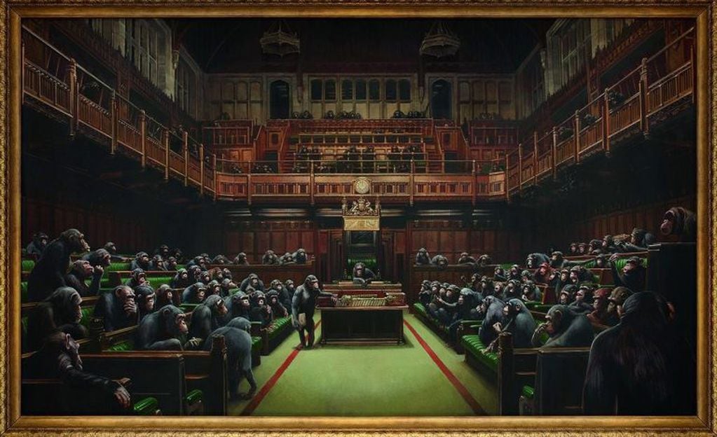 "Devolved Parliament", de Bansky.