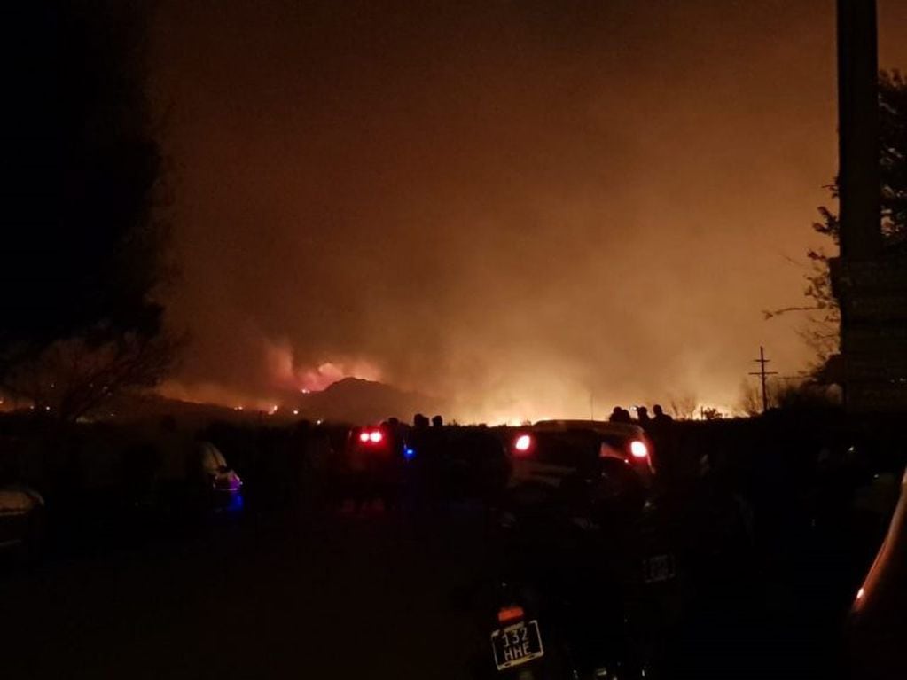 Focos de incendio en la zona de Salsacate y Traslasierra.