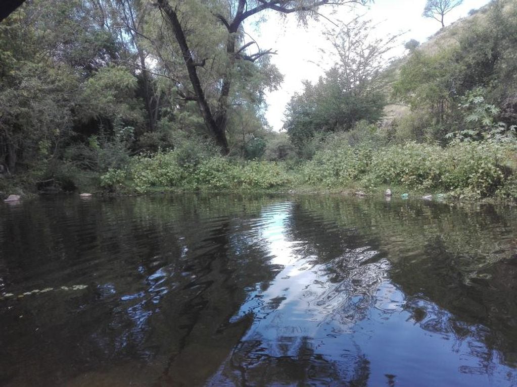 El arroyo en La Cascada.