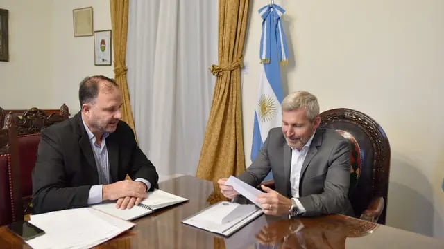 Importante encuentro del intendente de Pueblo General Belgrano con el gobernador Rogelio Frigerio