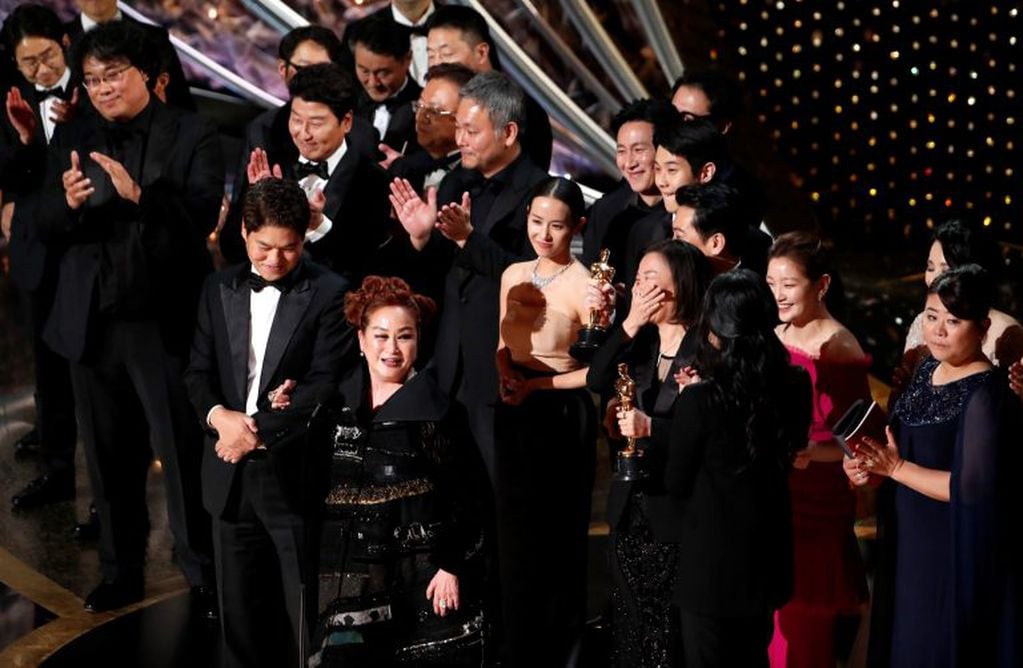 Tal como se esperaba, la película surcoreana ganó como Mejor Película. (Foto: REUTERS)