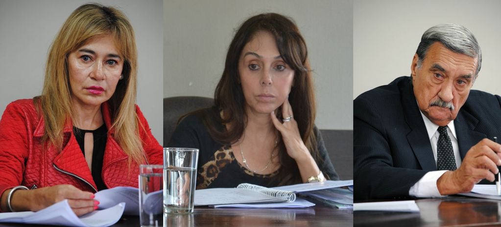 Margarita Nallar, Ana Carolina Pérez Rojas y Mario Ramón Puig, jueces que integran el Tribunal en lo Criminal 3 de Jujuy.