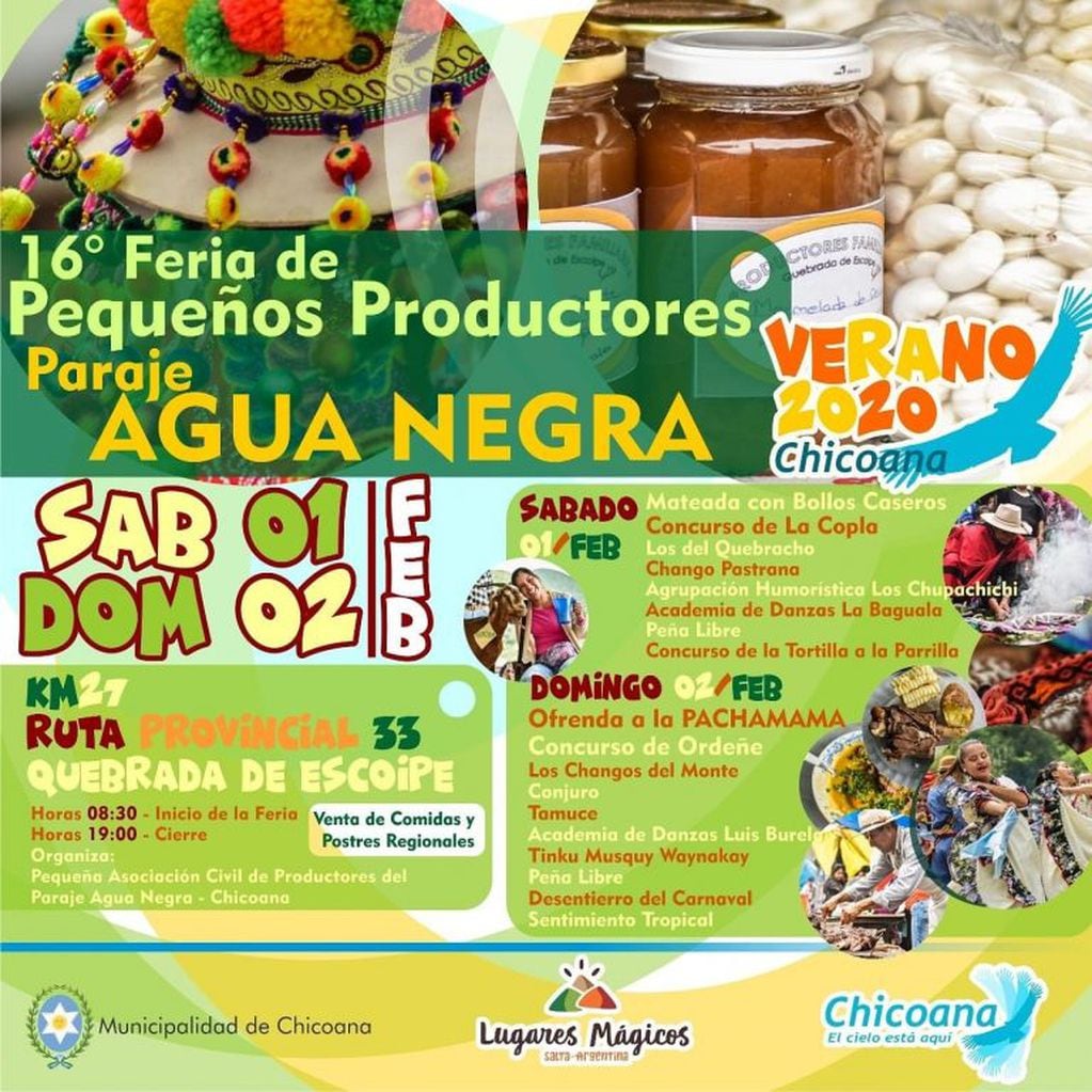 16º Feria de Pequeños Productores de Agua Negra (Facebook Prensa Chicoana)