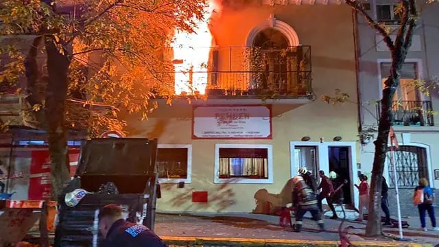 Incendio en geríatrico de Villa Urquiza