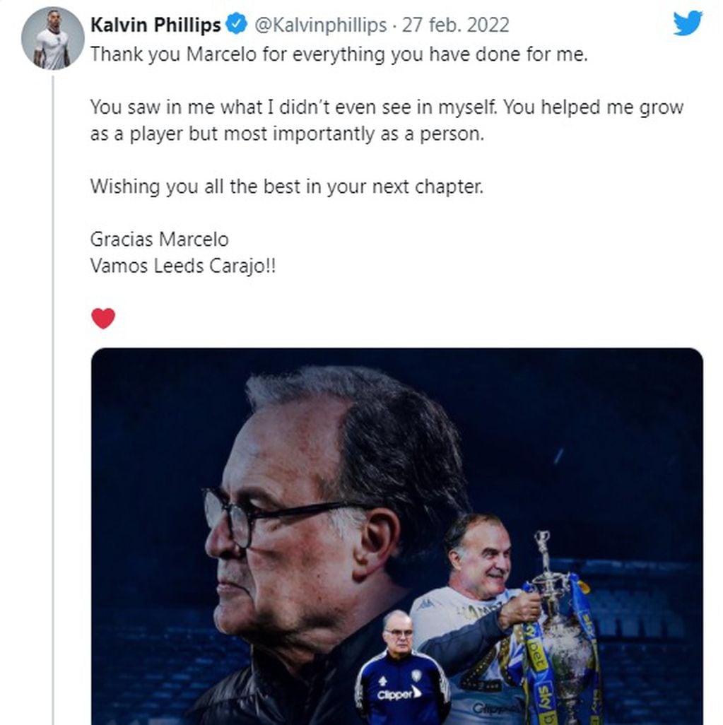 Jugadores del Leeds homenajearon a Marcelo Bielsa