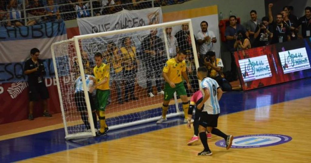 Argentina y Australia se midieron por el Mundial de Futsal.