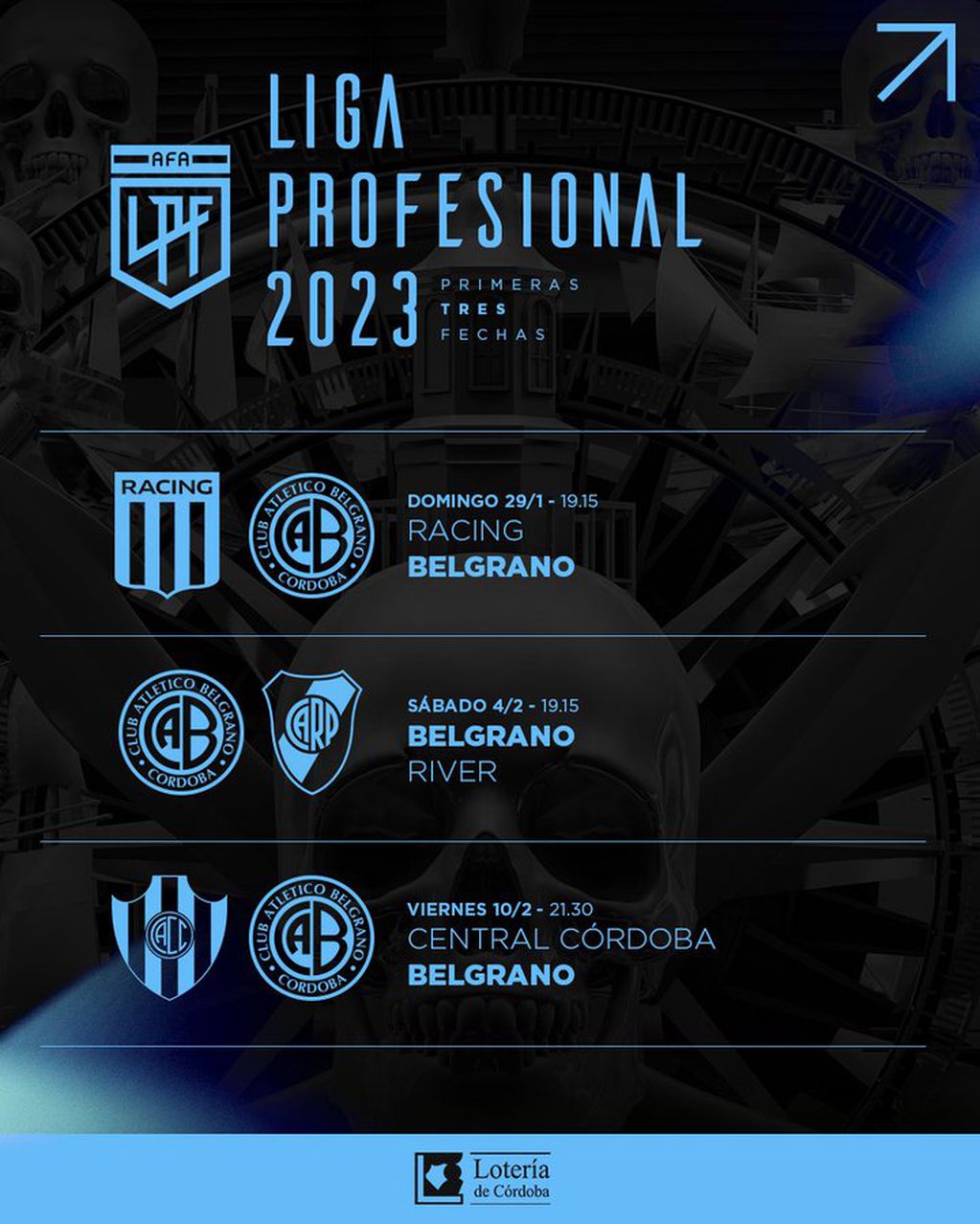 Las tres primeras fechas definidas para Belgrano en su regreso a la Liga Profesional