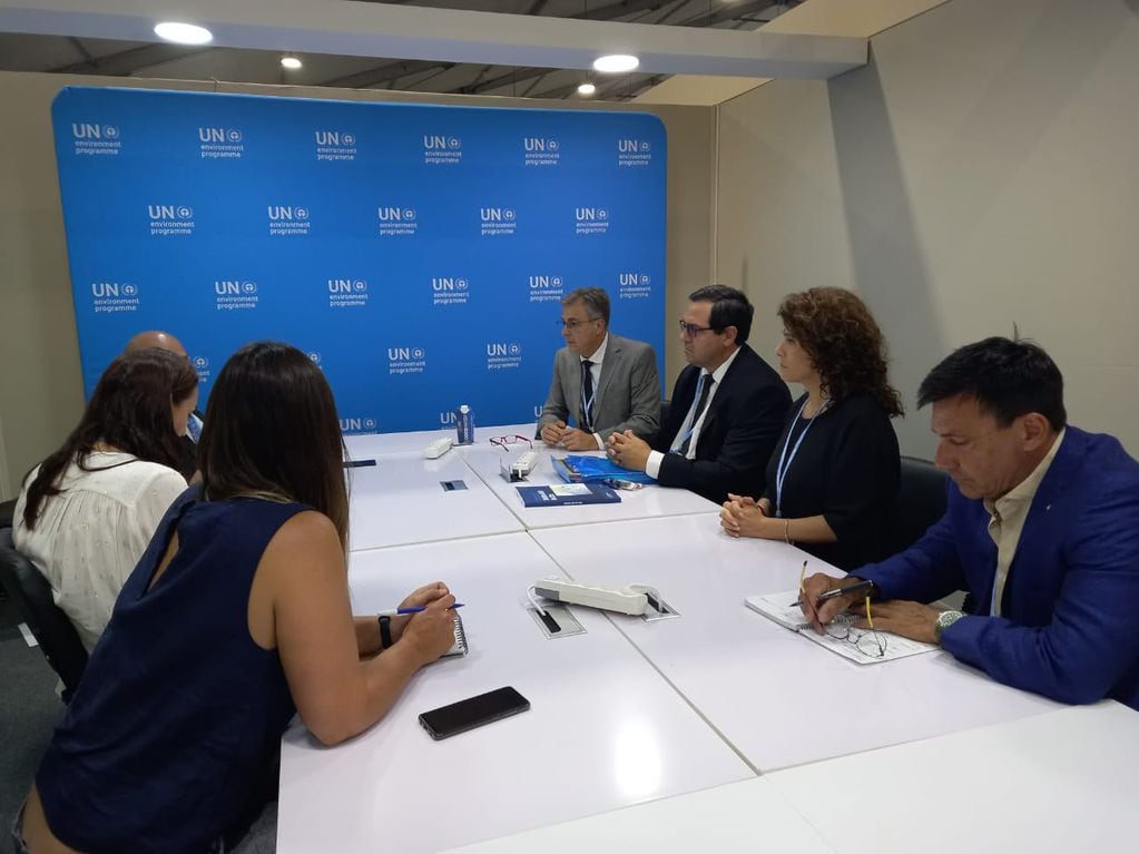Luis Castellano participó de una reunión con representantes del Programa de las Naciones Unidas para el Medio Ambiente (PNUMA)