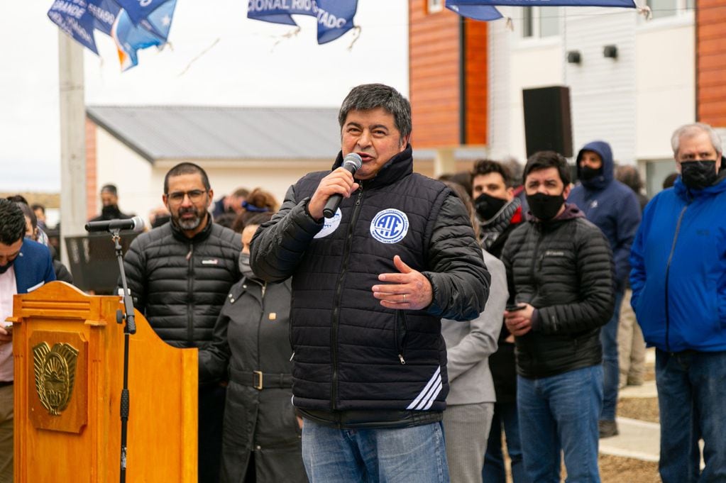ATE seccional Ushuaia participó del evento, Su secretario general, Carlos Córdoba, agradeció el apoyo de otros sectores sindicales,