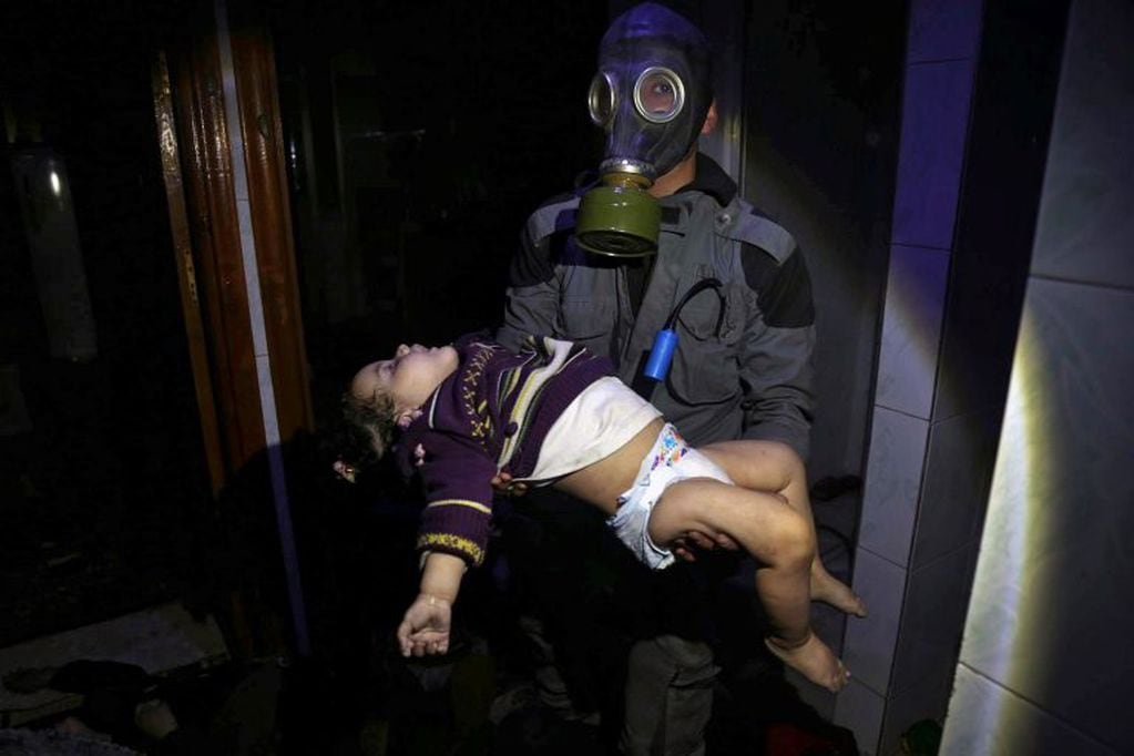 Brutal ataque químico en Siria. (Foto: AP)