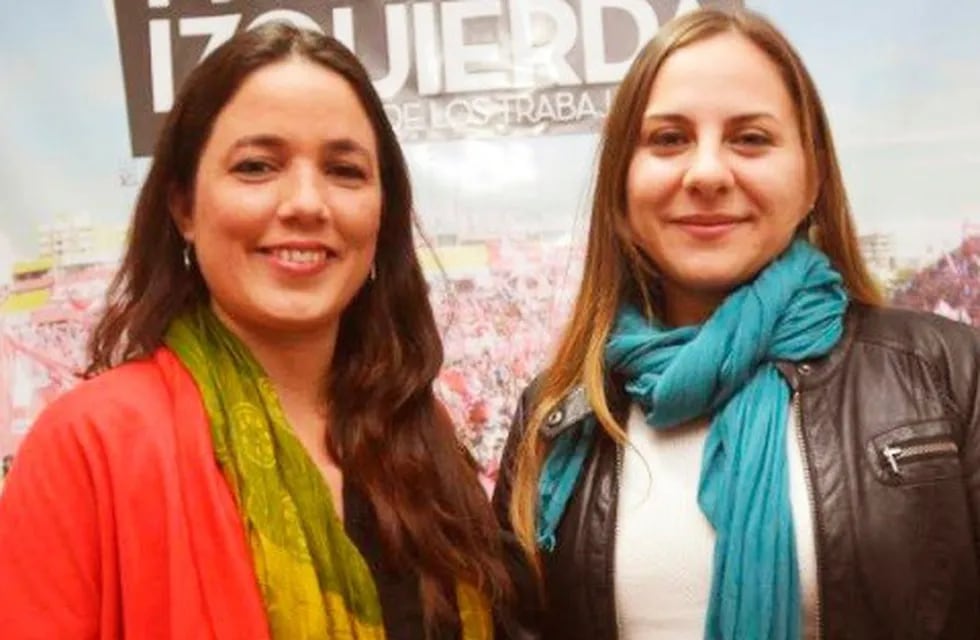Noelia Barbeito (PTS) y Soledad Sosa (PO).