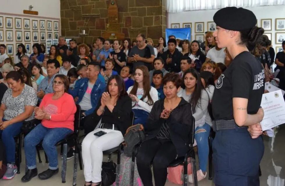 La Policía del Chubut presentó el nuevo Cuerpo de Infantería Femenina