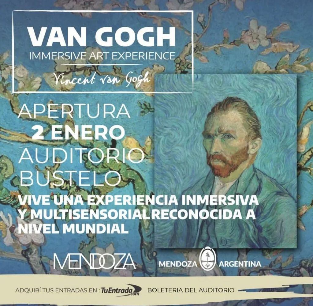 Van Gogh, inmersive experience en Mendoza