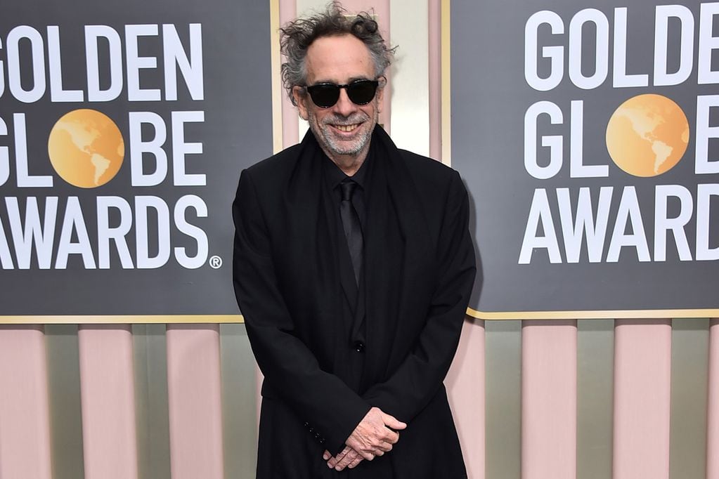 Tim Burton arrives at the 80th annual Golden Globe Awards at the Beverly Hilton Hotel on Tuesday, Jan. 10, 2023, in Beverly Hills, Calif. (Photo by Jordan Strauss/Invision/AP)