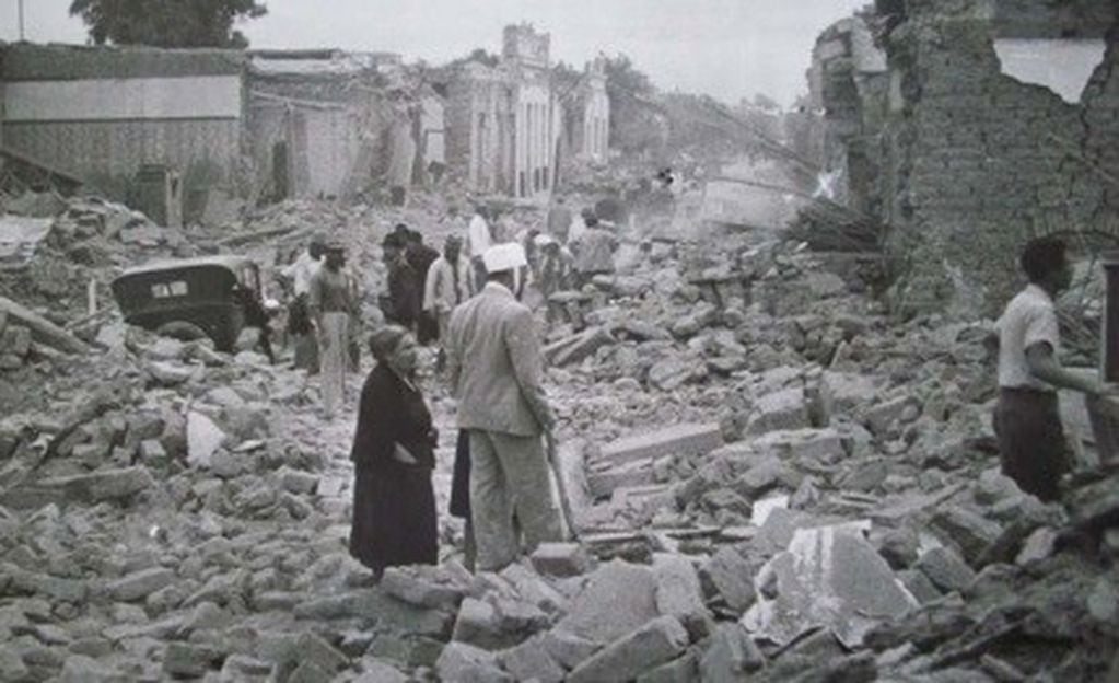 Terremoto que devastó a la provincia de San Juan en 1944.