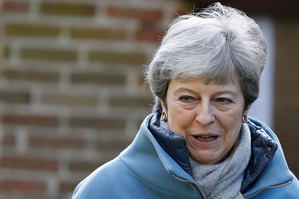 La primera ministra Theresa May (Foto: AFP/ Adrian DENNIS)
