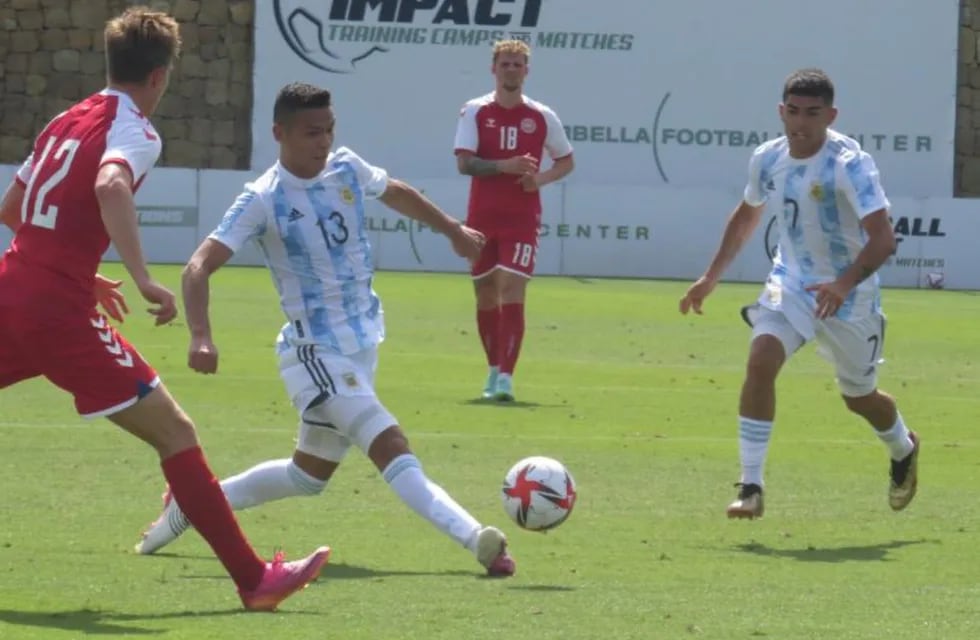 La Selección Argentina Sub-23 venció 2-1 a Dinamarca.