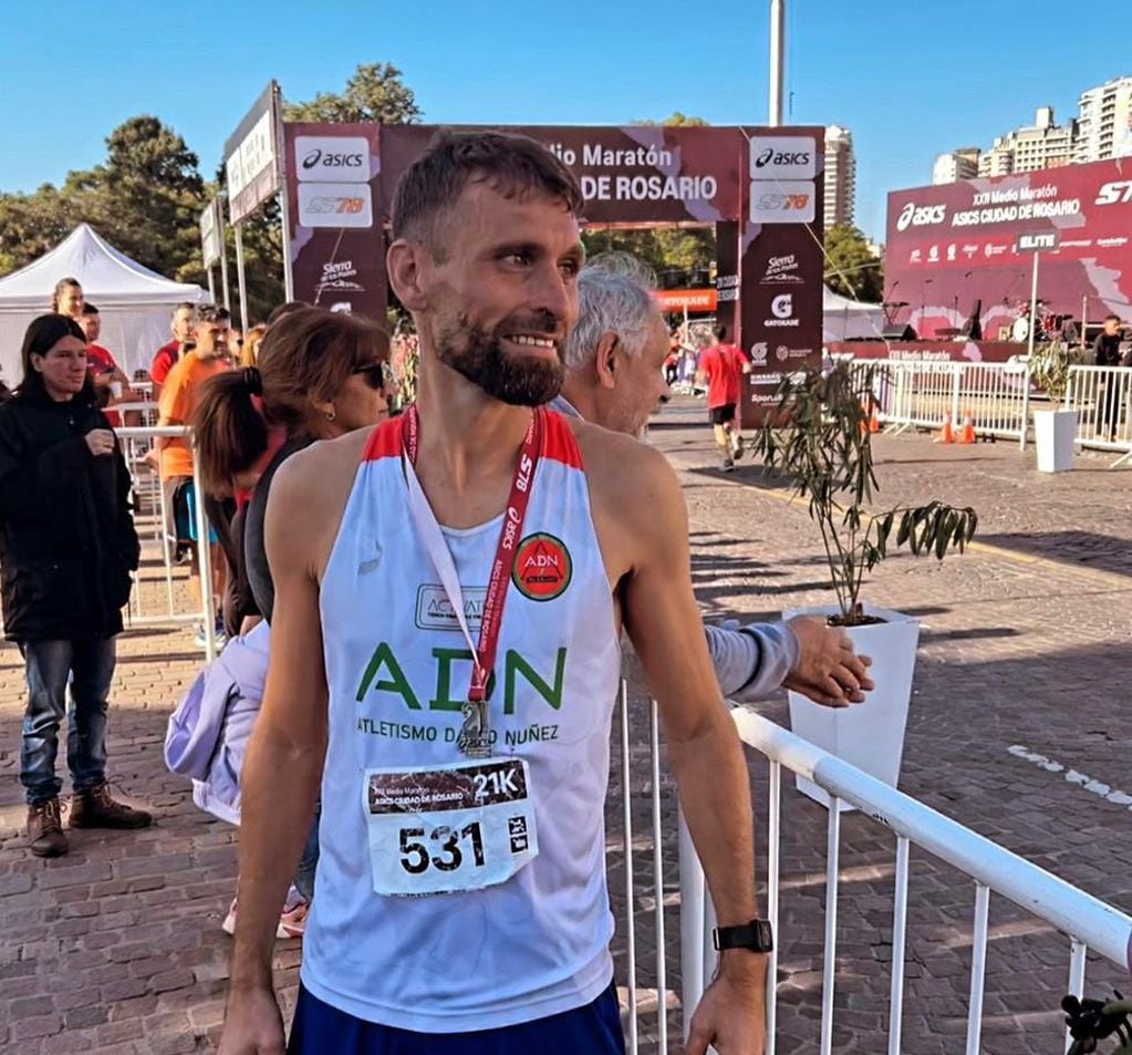 Diego Bergese maratón Arroyito