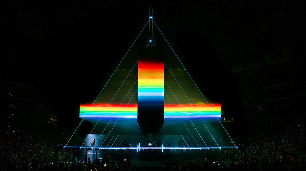 Roger Waters durante su gira "This Is Not a Drill".