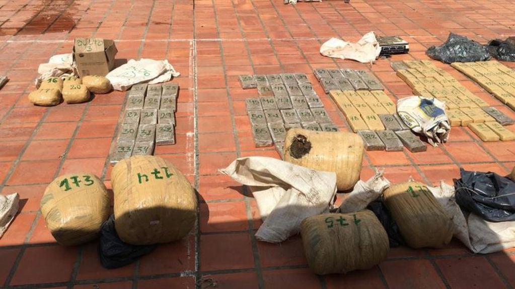Casi 280 kilos de droga incautada en la falsa mudanza de Formosa a Jujuy.