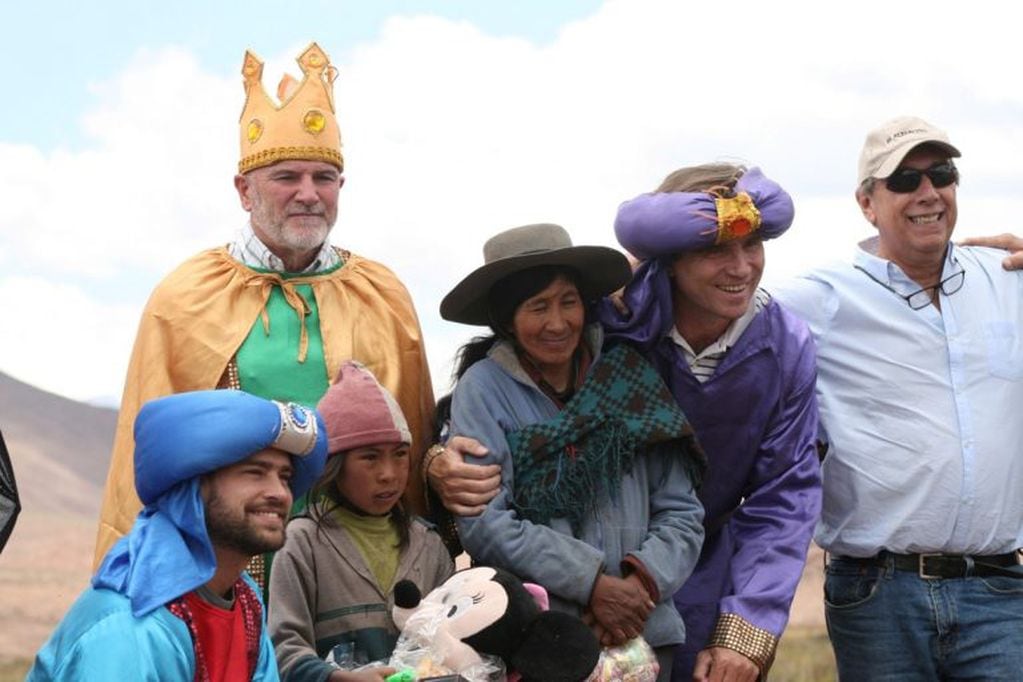 Los Reyes Magos visitaron a las familias de El Alfarcito (Difusión Fundación Alfarcito)