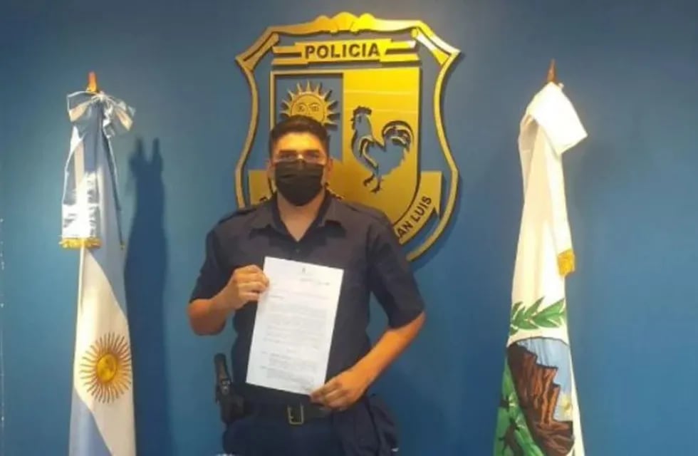 Juan Orlando Valdez, policía reconocido