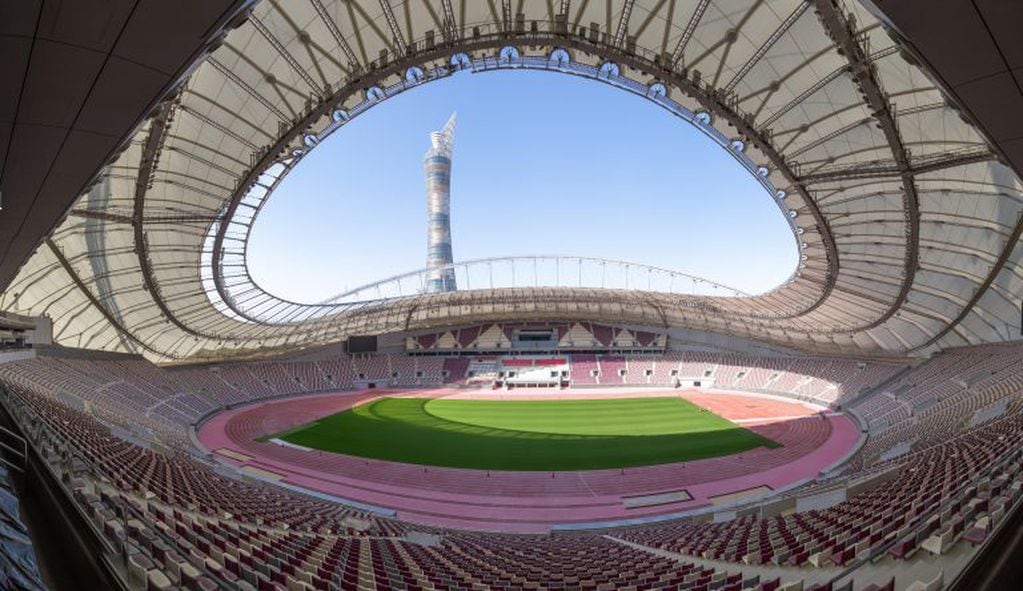 El Estadio Internacional Khalifa de Doha, Qatar.