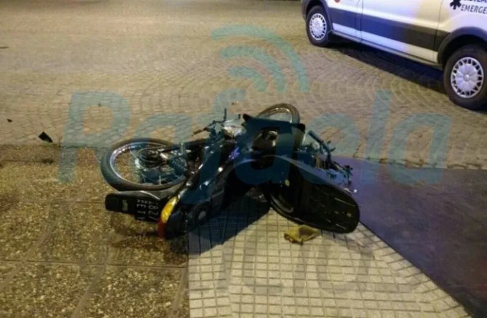Accidente fatal entre dos motos en Rafaela