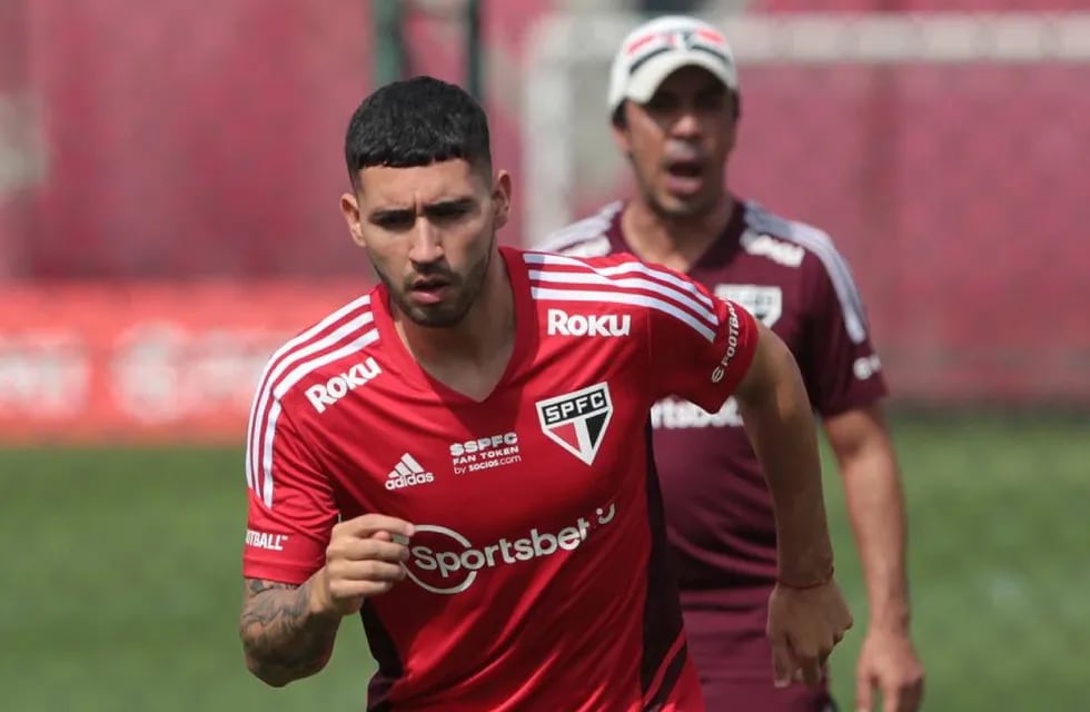 "No lo dudé", afirmó Nahuel Bustos. El ex Talleres que jugará en el San Pablo (Prensa San Pablo).