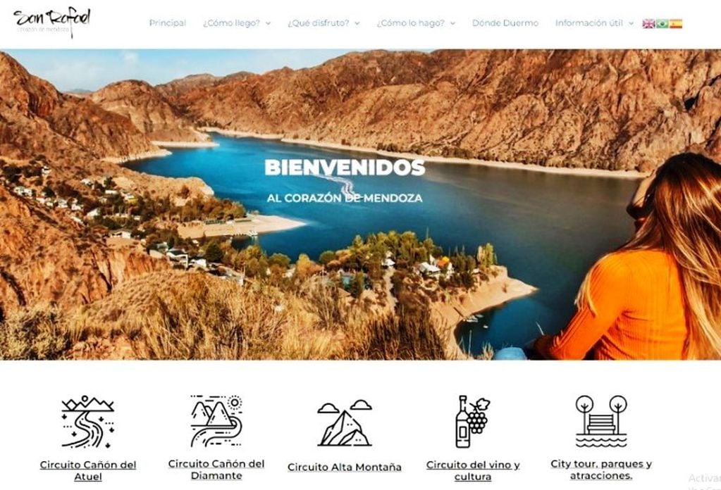 Nueva web de Turismo en San Rafael.