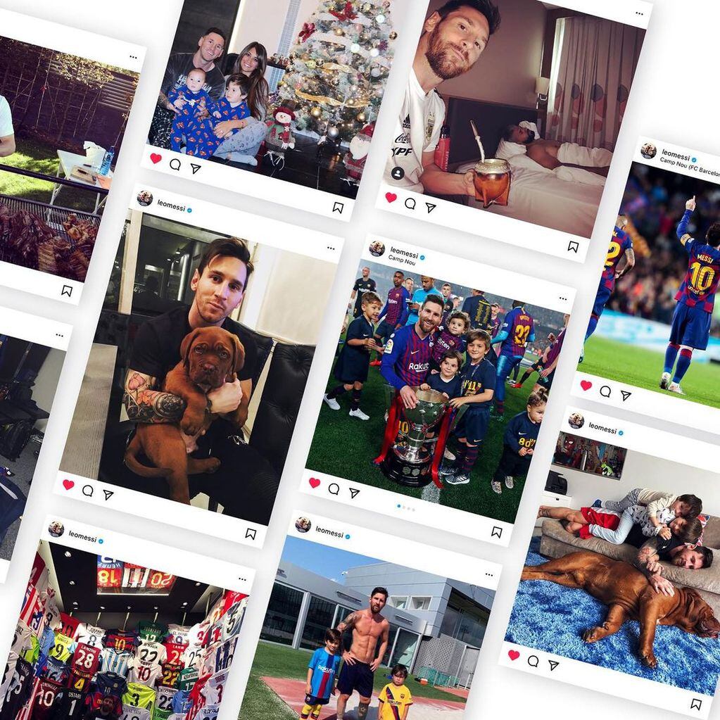 Lionel Messi repasó los mejores momentos de su vida en Instagram. (@leomessi)