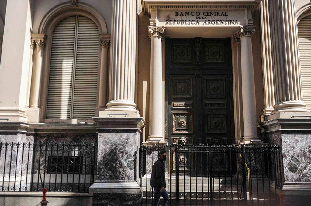 Frente del Banco Central de la República Argentina.