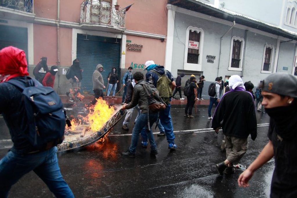 Incidentes en Quito. (DPA)