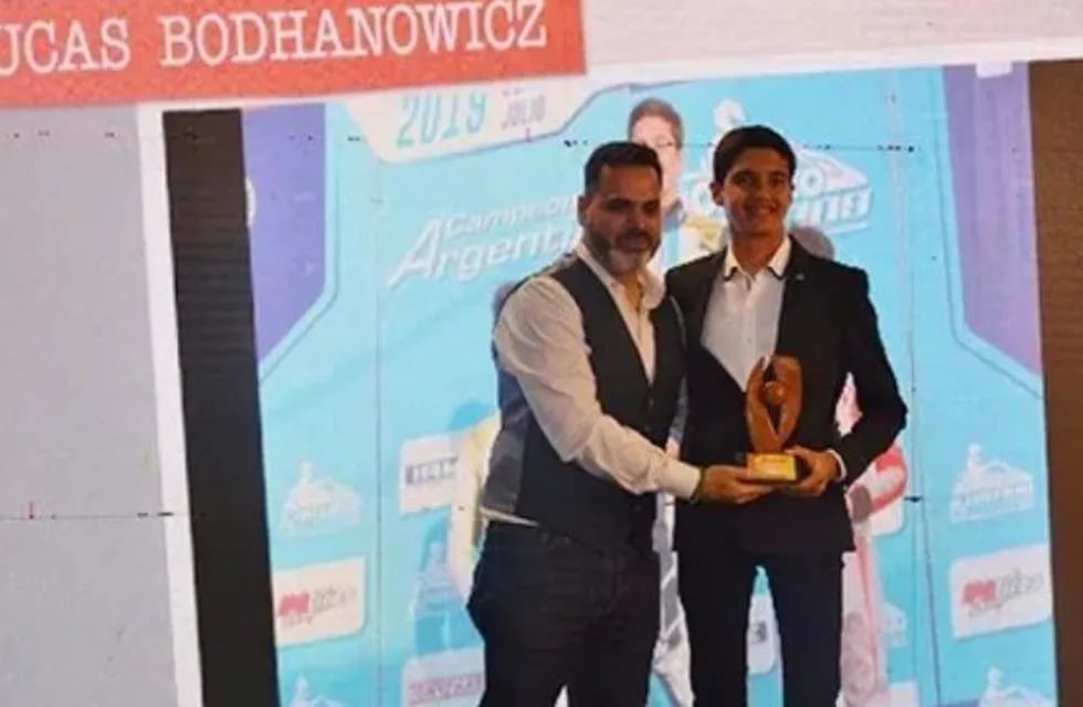 Lucas Bohdanowicz, de 13 años, es el Mejor Deportista de Karting del año. (Web).