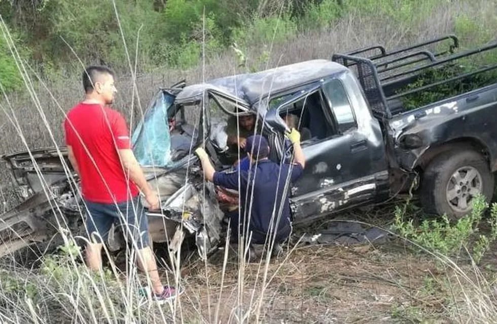 Accidente vial en Las Lajitas y Lumbreras. (Prensa Policía de Salta)