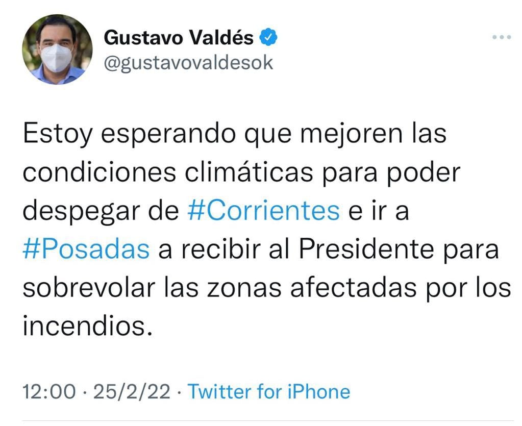 El gobernador de Corrientes anunció que aun no se reunió con el presidente.