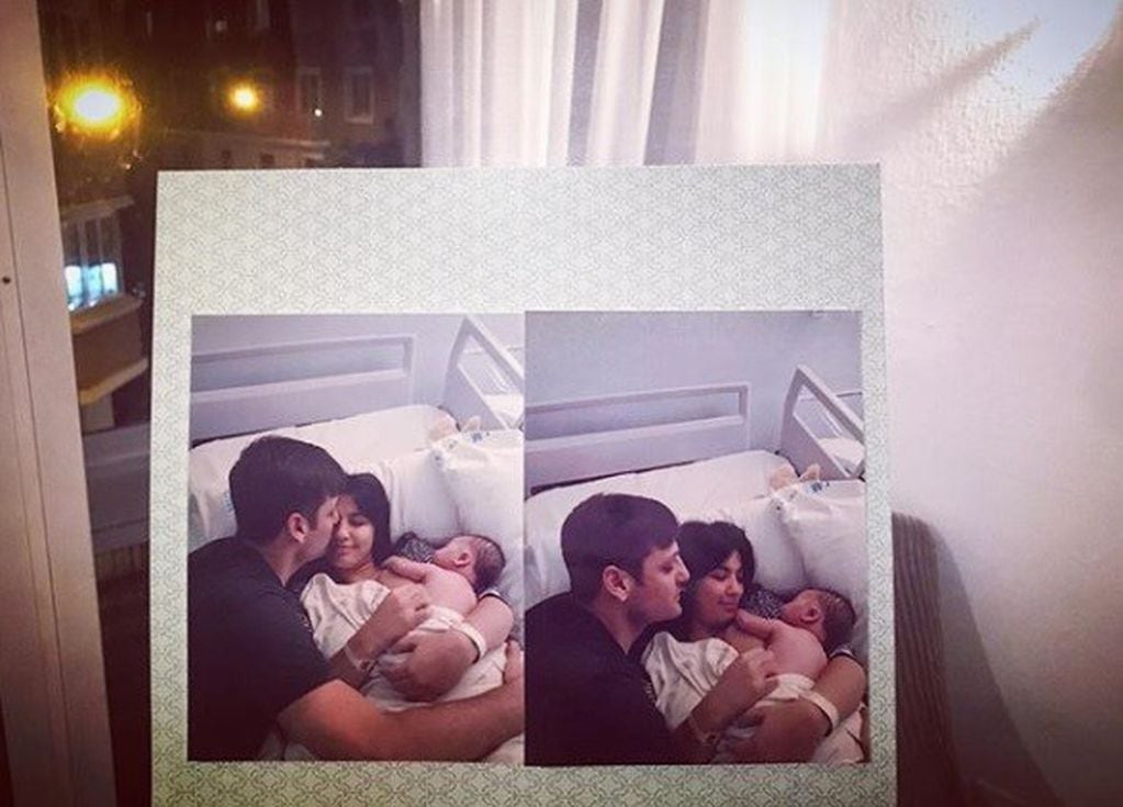 La tierna postal familiar de Ludmila Romero y Rodrigo de la Serna con la pequeña Olivia (instagram.com/ludmipr)