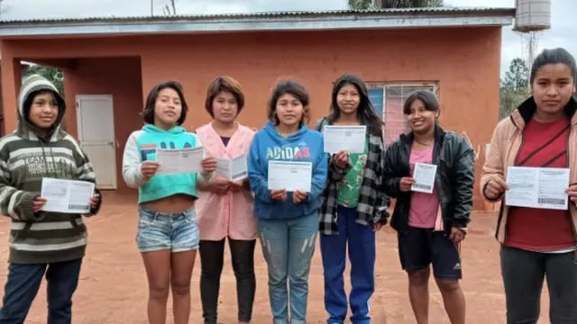Miembros menores de edad de comunidades Mbya-Guaraní iniciaron su proceso de inmunización
