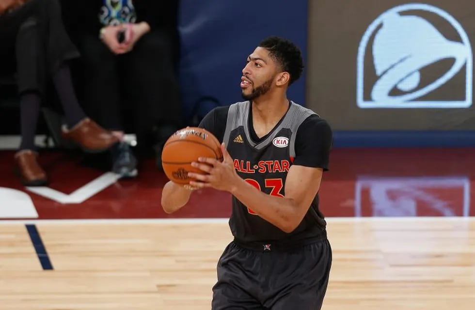 NEW ORLEANS, LA - FEBRUARY 19: Anthony Davis #23 of the New Orleans Pelicans looks to shoot during the 2017 NBA All-Star Game at Smoothie King Center on February 19, 2017 in New Orleans, Louisiana. NOTE TO USER: User expressly acknowledges and agrees that