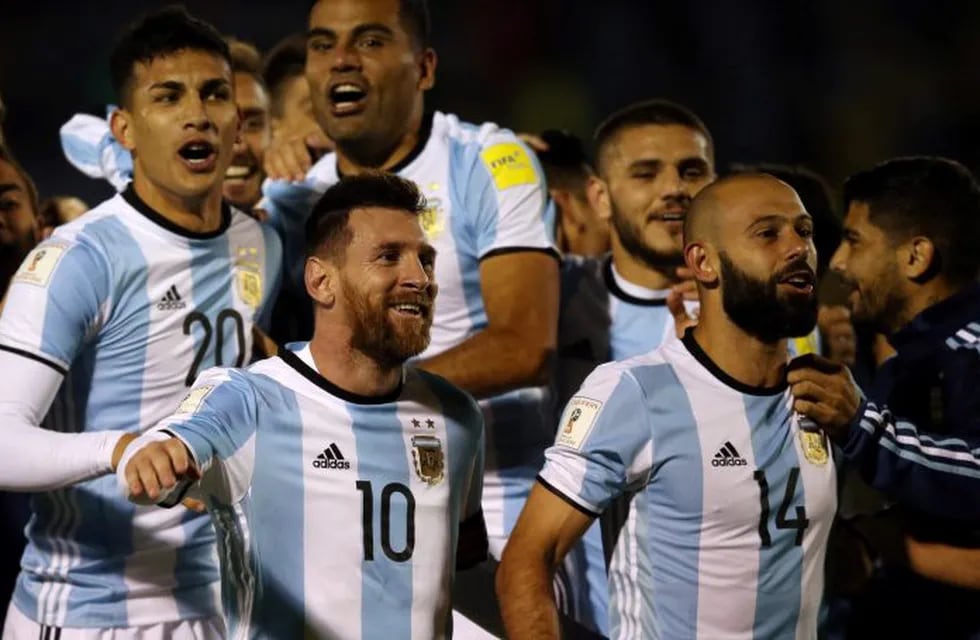 Leo Messi y compañía festejan la clasificación a Rusia 2018 en Quito, Ecuador. REUTERS/Edgard Garrido