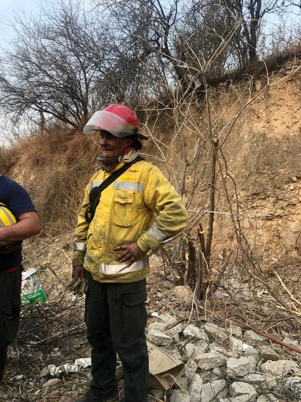 Ignacio, bombero voluntario de Carlos Paz