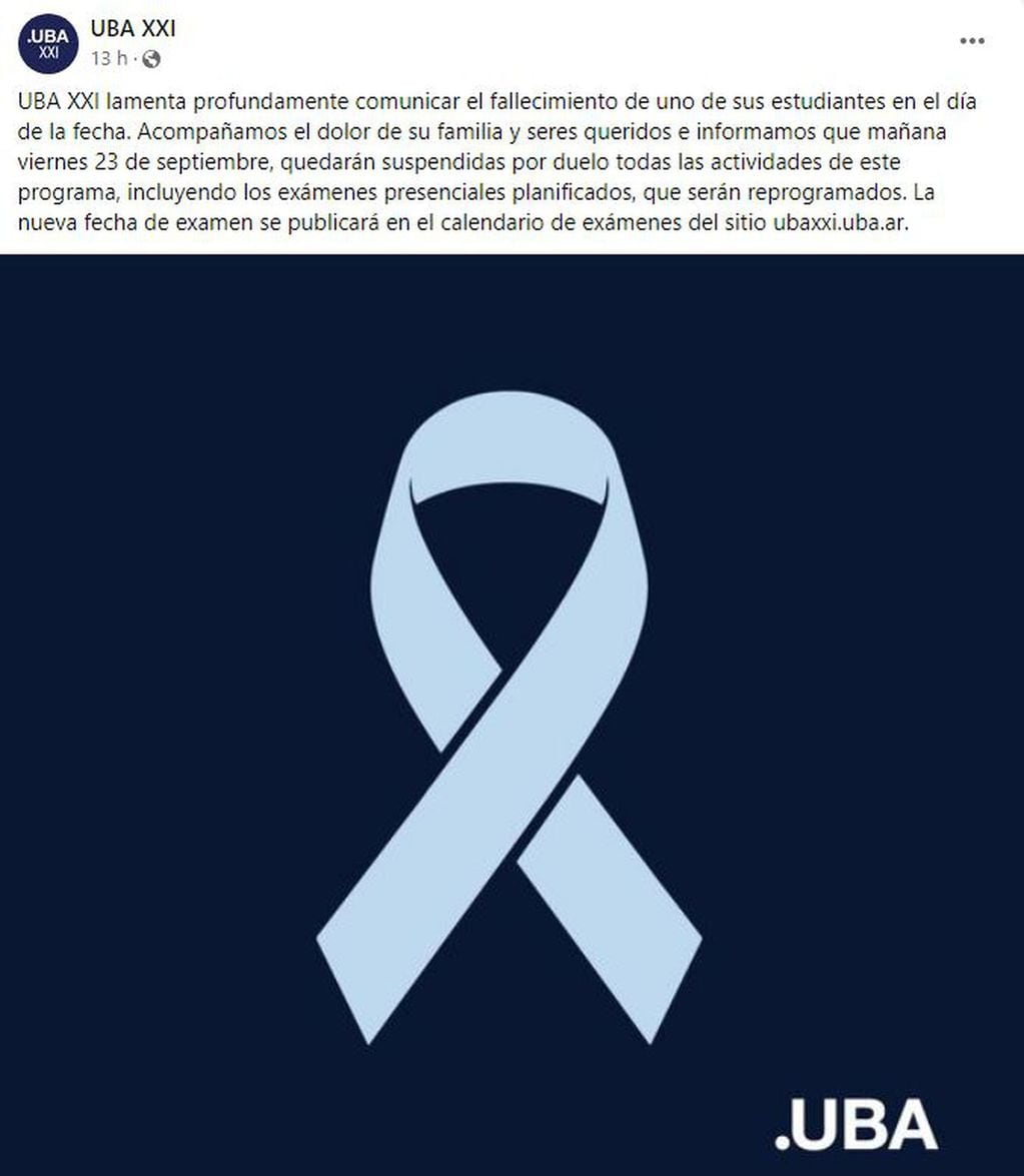 El comunicado de la Universidad de Buenos Aires tras el fallecimiento de un joven en la Facultad de Económicas