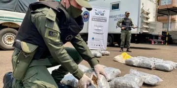 Santa Ana: Gendarmería secuestró más de 15 kilogramos de marihuana