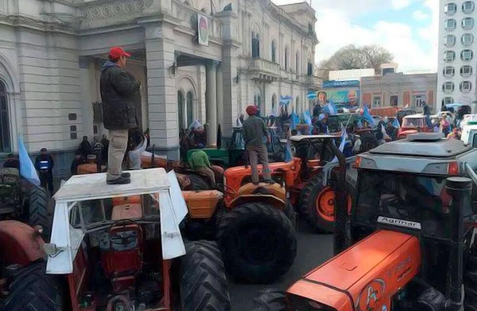 Tractorazo en Entre Ríos