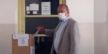 Votó el Intendente Carlos Sánchez