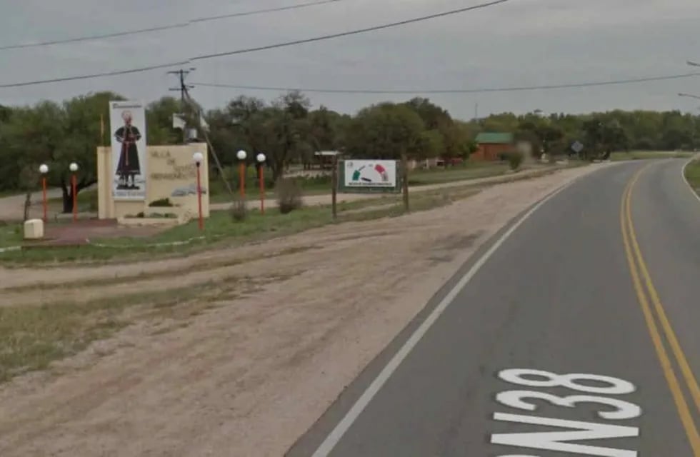 El trágico hecho ocurrió en la Ruta Nacional 38 a la altura de Villa de Soto. (Google Street View)