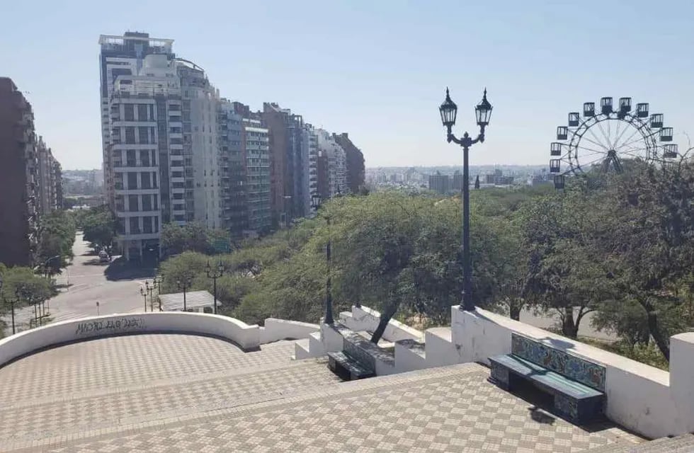 Escalinatas del Parque Sarmiento, en Córdoba.