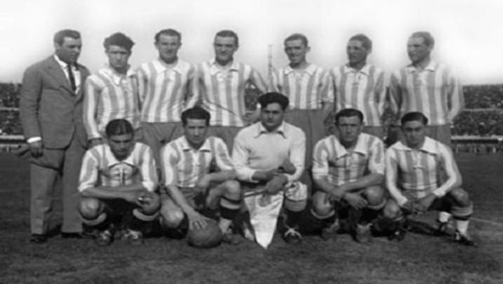 El combinado argentino durante 1954.