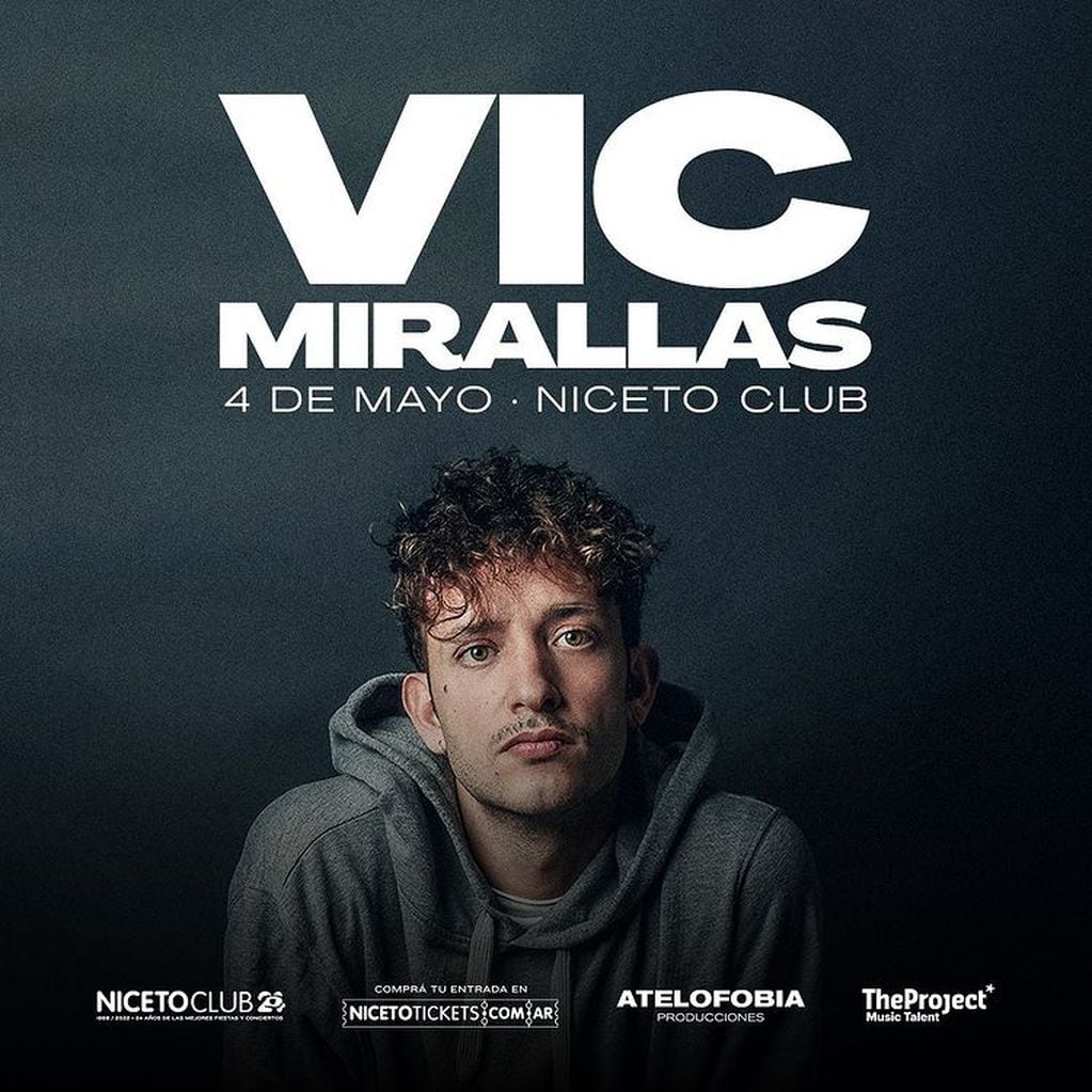 Vic Mirallas se presentará el 4 de mayo en Niceto Club.