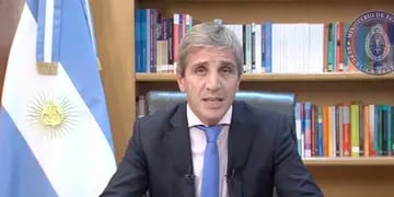 Anuncio de nuevas medidas económicas por parte del ministro de Economía, Luis Caputo
